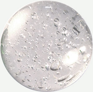 Bubblekugel 100 mm klar