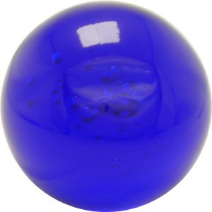 Bubblekugel  80 mm blau