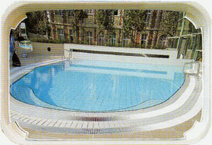 Schwimmbad-Überwachungsspiegel 1000x800 mm für außen